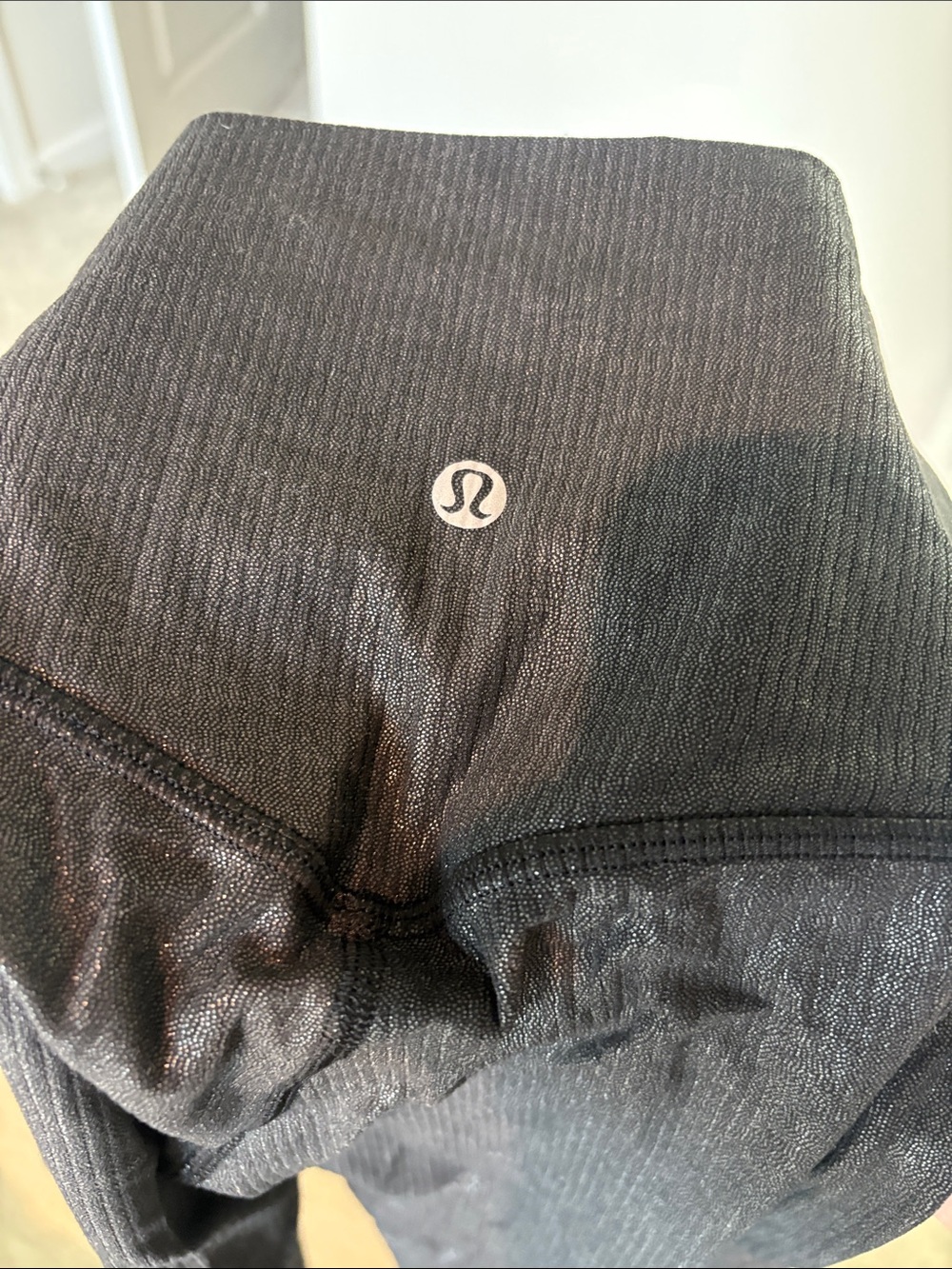lululemon athletica Black Ribbed Women Align Leggings